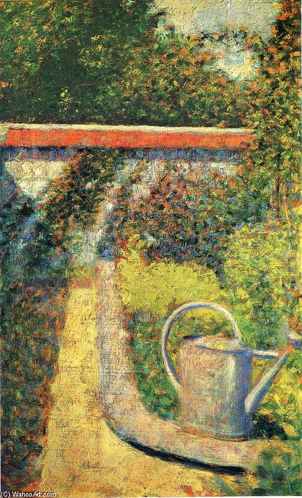 Wikioo.org - The Encyclopedia of Fine Arts - Painting, Artwork by Georges Pierre Seurat - The Watering Can
