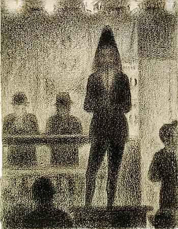 Wikioo.org - The Encyclopedia of Fine Arts - Painting, Artwork by Georges Pierre Seurat - Trombone player