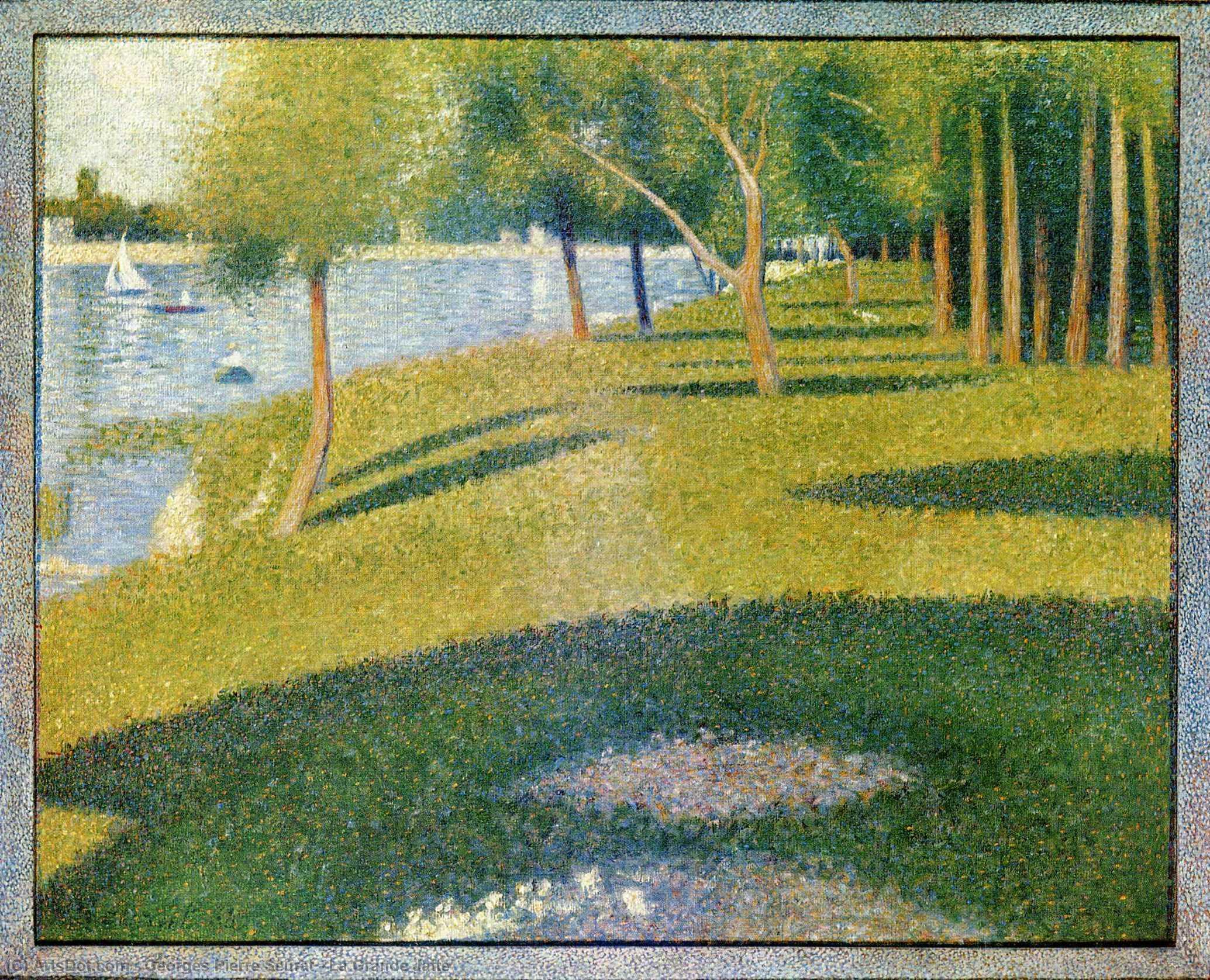 WikiOO.org - Encyclopedia of Fine Arts - Lukisan, Artwork Georges Pierre Seurat - La Grande Jatte