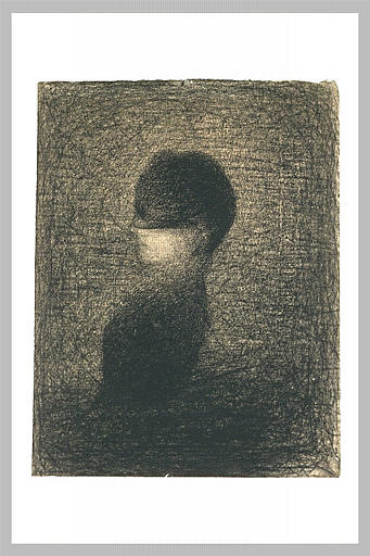 WikiOO.org - Encyclopedia of Fine Arts - Maľba, Artwork Georges Pierre Seurat - Voilette
