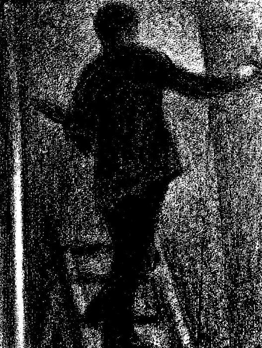 Wikioo.org - The Encyclopedia of Fine Arts - Painting, Artwork by Georges Pierre Seurat - Artist at work