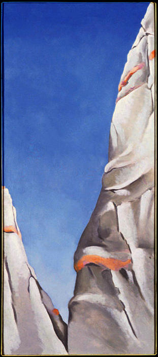Wikioo.org - สารานุกรมวิจิตรศิลป์ - จิตรกรรม Georgia Totto O'keeffe - Blue Sky