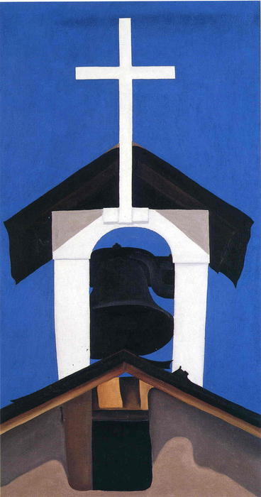 WikiOO.org - Encyclopedia of Fine Arts - Maľba, Artwork Georgia Totto O'keeffe - Church Steeple