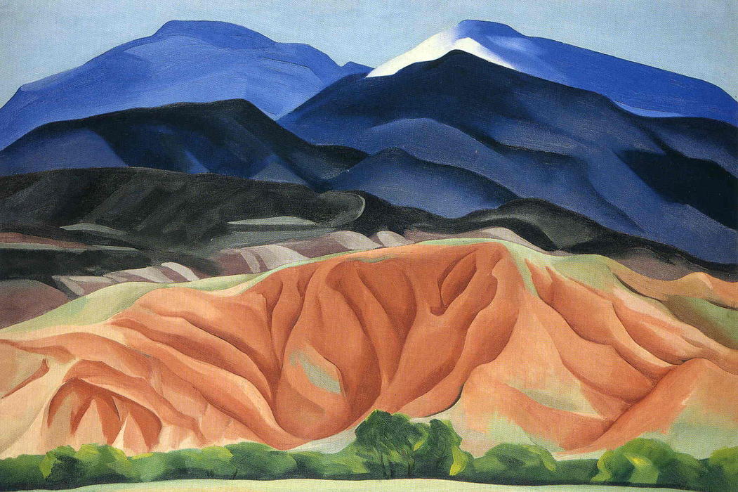 Wikioo.org - The Encyclopedia of Fine Arts - Painting, Artwork by Georgia Totto O'keeffe - Black Mesa Landscape, New Mexico - Out Back of Mary`s II
