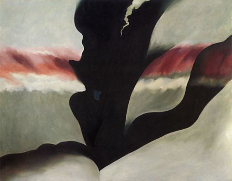 Wikioo.org - The Encyclopedia of Fine Arts - Painting, Artwork by Georgia Totto O'keeffe - Black Place Green