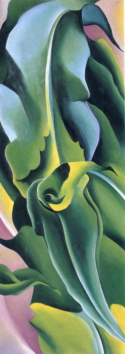 WikiOO.org - Encyclopedia of Fine Arts - Målning, konstverk Georgia Totto O'keeffe - Corn No. 2