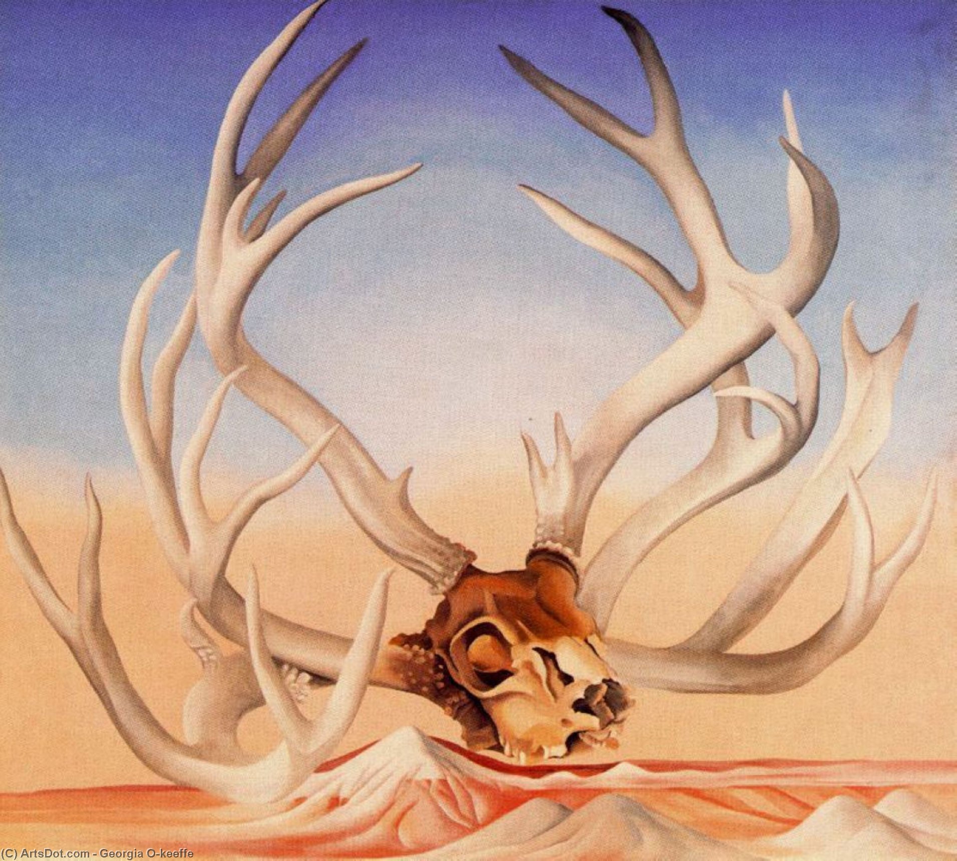 Wikioo.org - The Encyclopedia of Fine Arts - Painting, Artwork by Georgia Totto O'keeffe - From Faraway Nearby