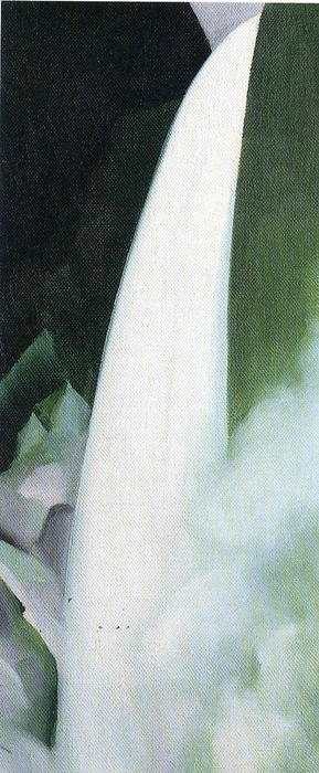 WikiOO.org - Encyclopedia of Fine Arts - Schilderen, Artwork Georgia Totto O'keeffe - Green and White