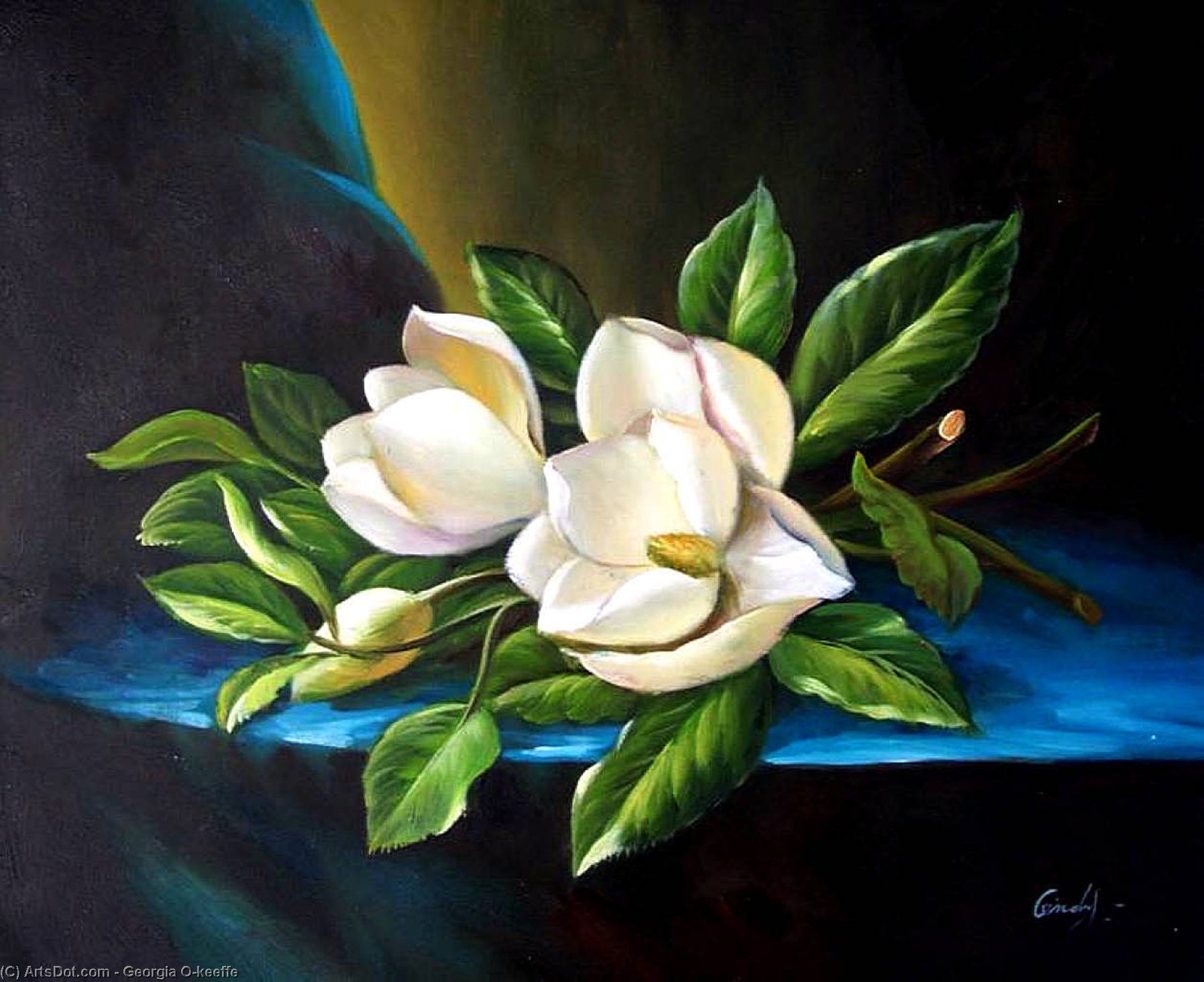 WikiOO.org - Enciklopedija dailės - Tapyba, meno kuriniai Georgia Totto O'keeffe - Modern Flowers