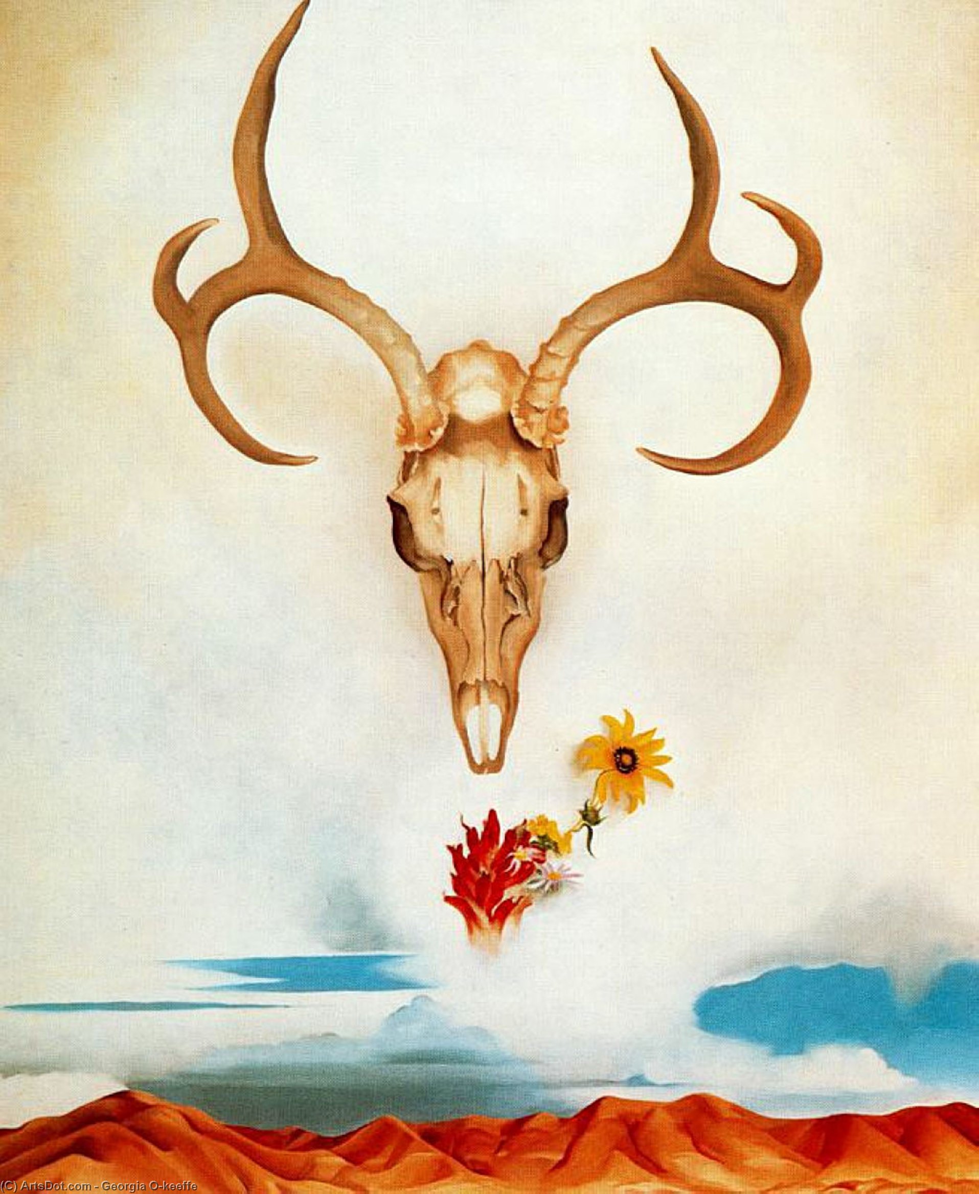 Wikioo.org - สารานุกรมวิจิตรศิลป์ - จิตรกรรม Georgia Totto O'keeffe - Summer Days
