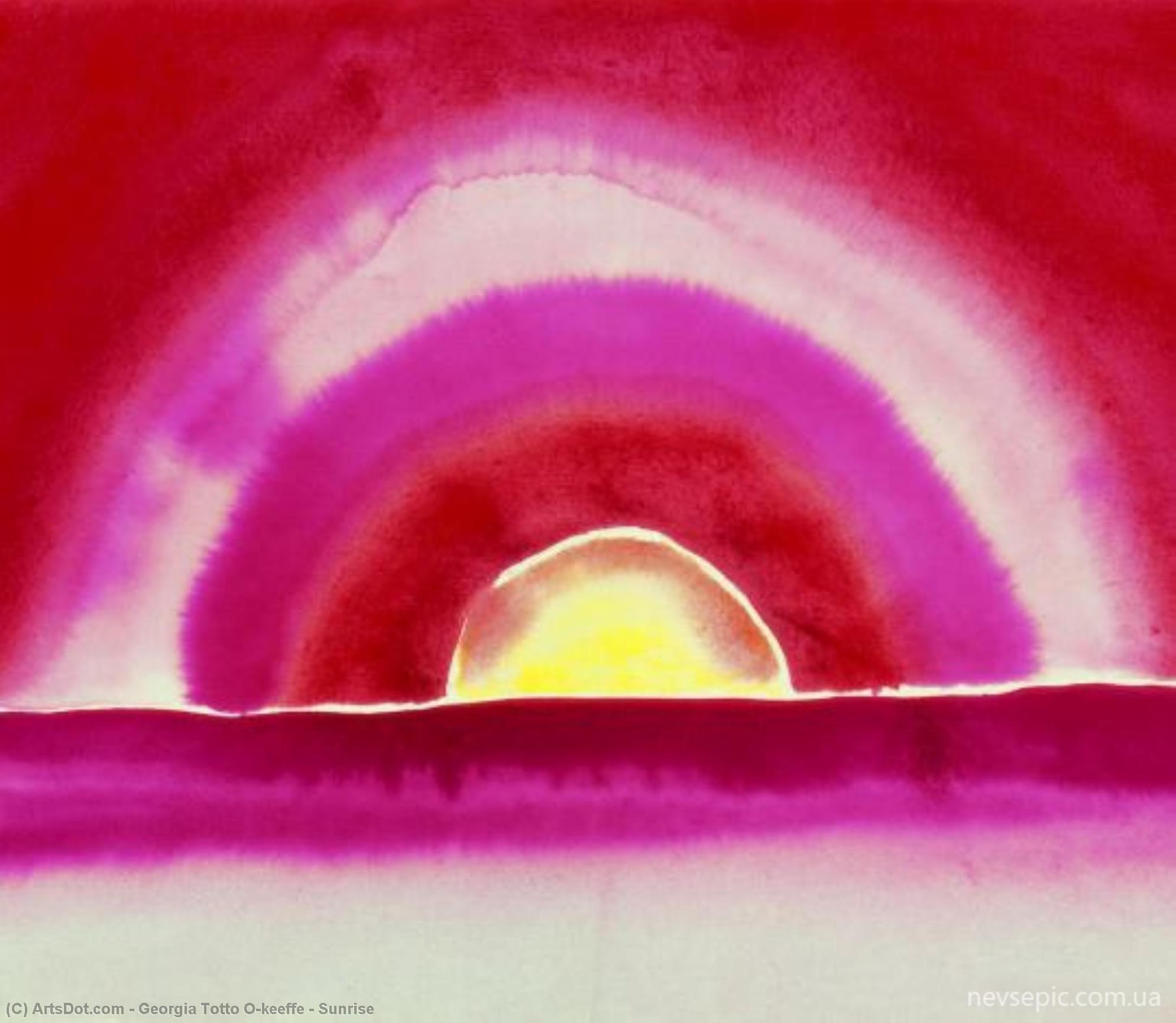 Wikioo.org - The Encyclopedia of Fine Arts - Painting, Artwork by Georgia Totto O'keeffe - Sunrise