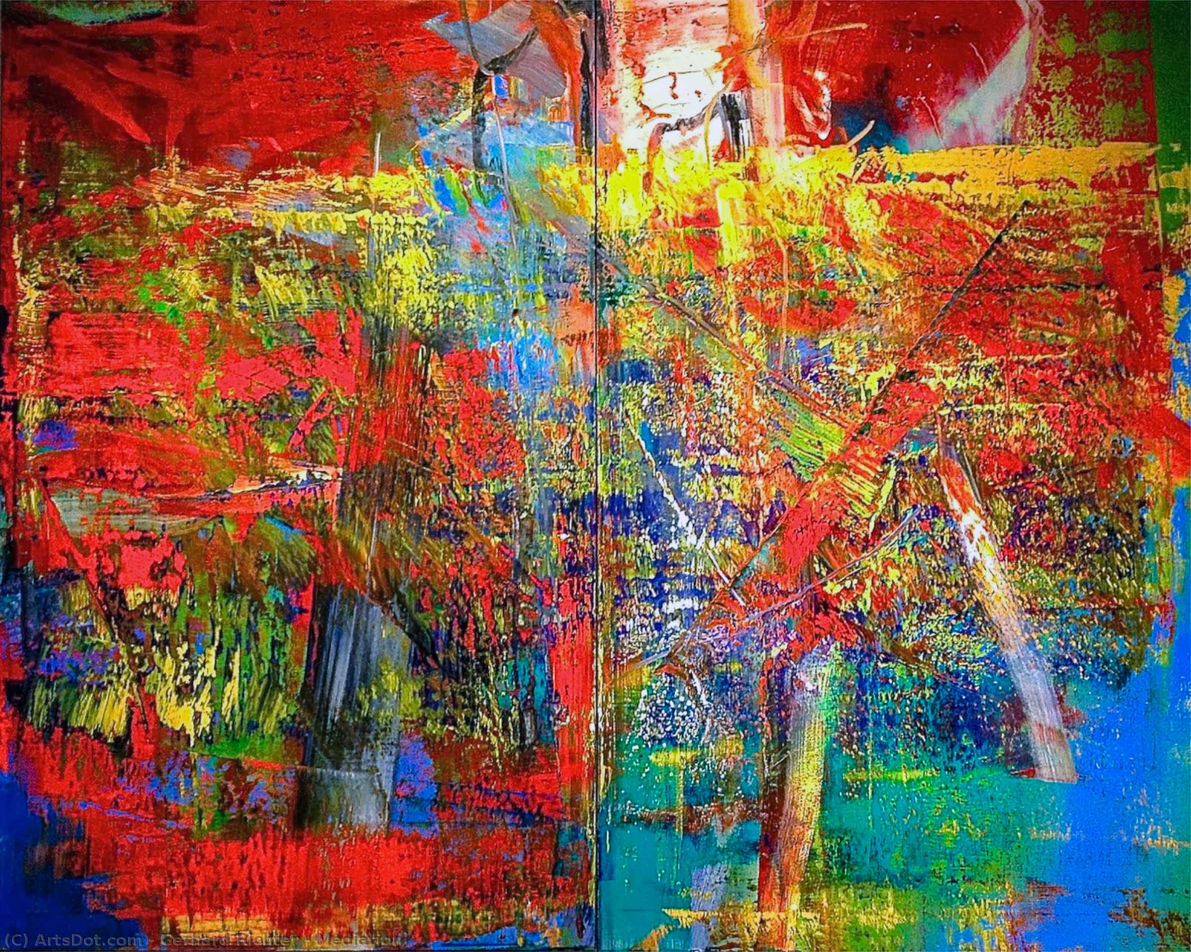 Wikioo.org - The Encyclopedia of Fine Arts - Painting, Artwork by Gerhard Richter - Mediation