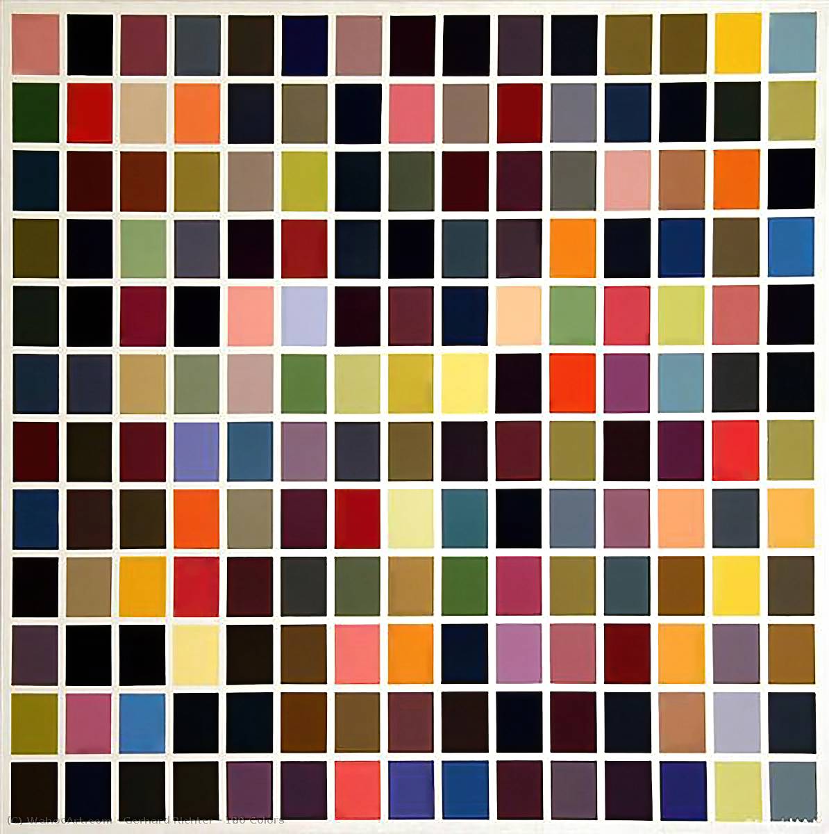 Wikioo.org - The Encyclopedia of Fine Arts - Painting, Artwork by Gerhard Richter - 180 Colors
