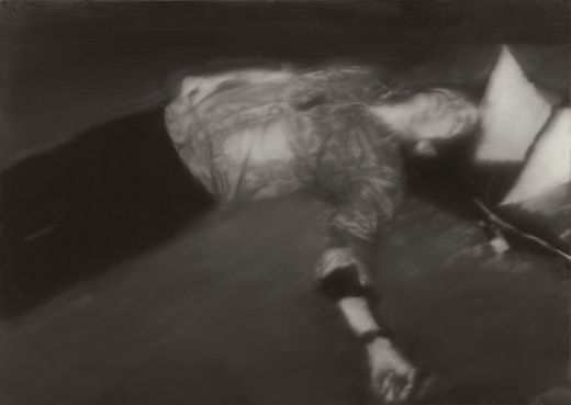 Wikioo.org - Bách khoa toàn thư về mỹ thuật - Vẽ tranh, Tác phẩm nghệ thuật Gerhard Richter - Man Shot Down 1