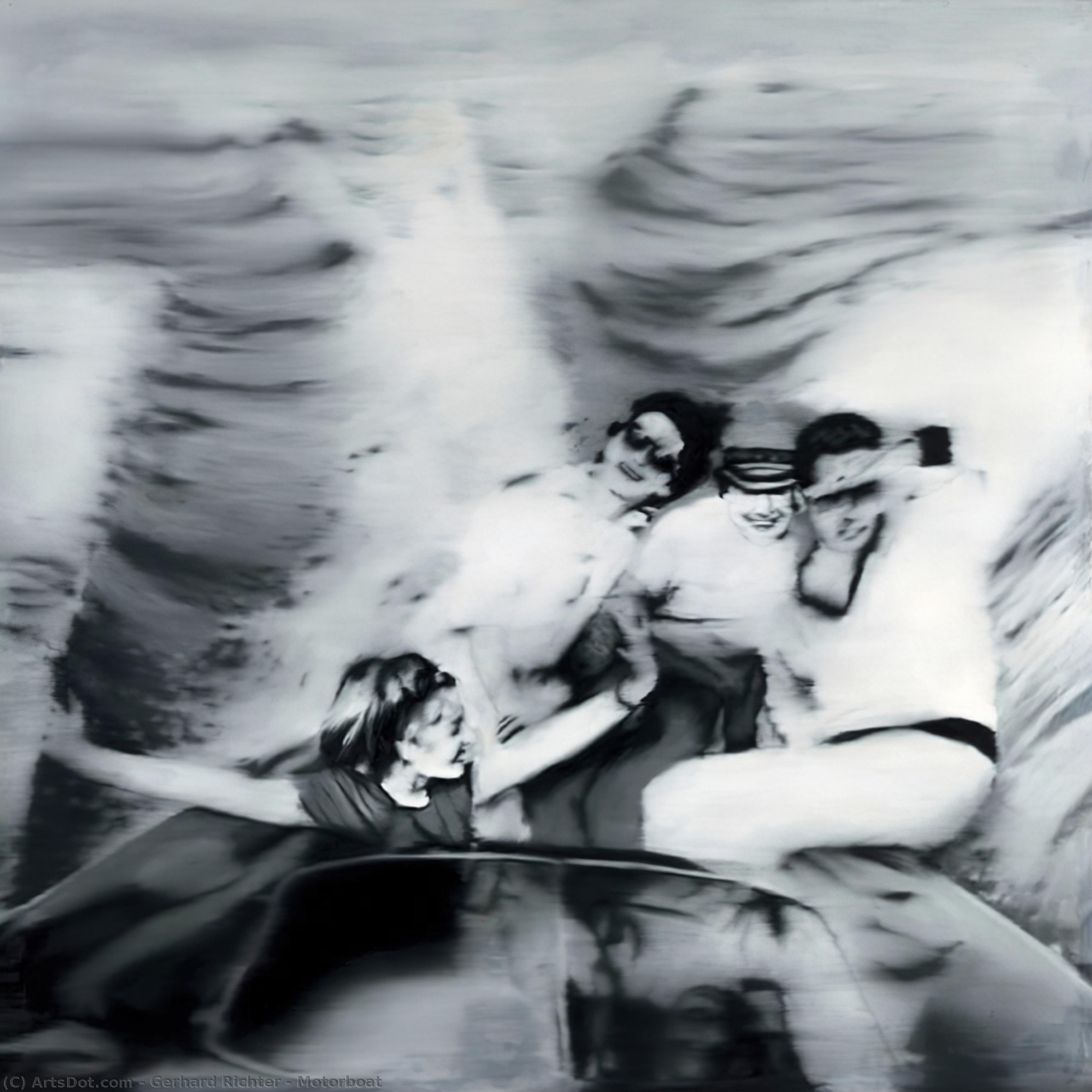 Wikioo.org - The Encyclopedia of Fine Arts - Painting, Artwork by Gerhard Richter - Motorboat