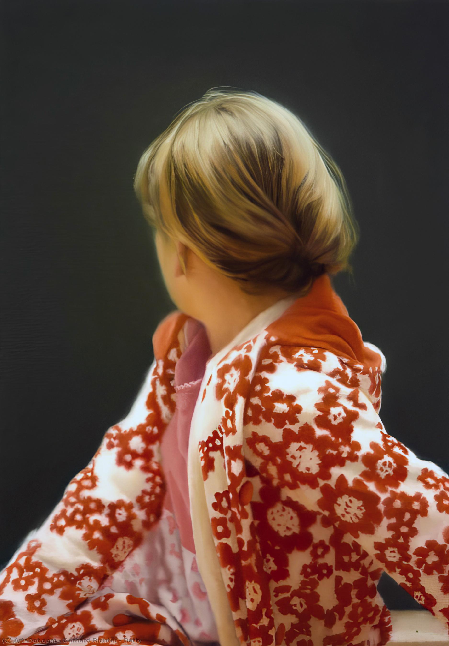 Wikioo.org - The Encyclopedia of Fine Arts - Painting, Artwork by Gerhard Richter - Betty