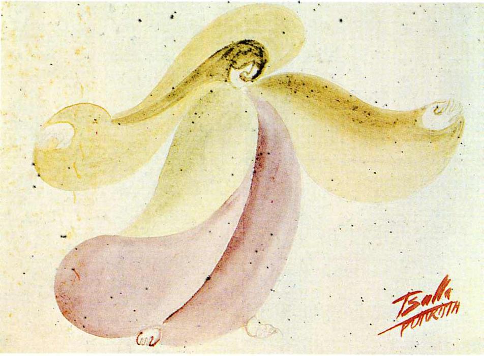 WikiOO.org - Enciclopedia of Fine Arts - Pictura, lucrări de artă Giacomo Balla - Mimicry synoptic': costume design for the Valle