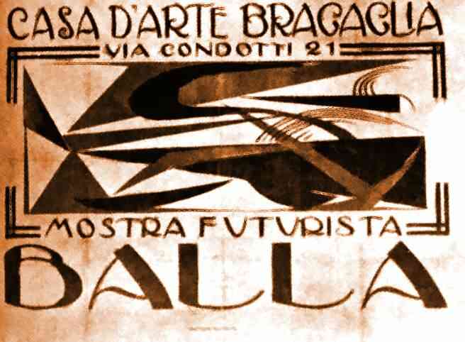 WikiOO.org - 백과 사전 - 회화, 삽화 Giacomo Balla - Poster for ''Casa d'Arte Bragaglia''