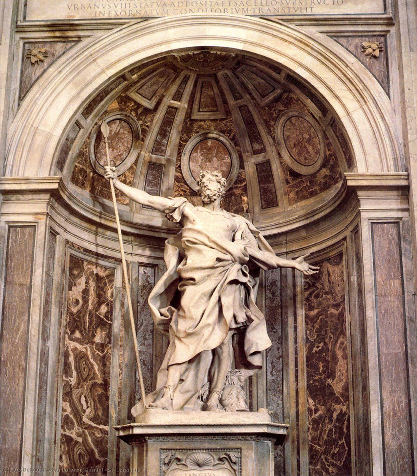 Wikioo.org - The Encyclopedia of Fine Arts - Painting, Artwork by Gian Lorenzo Bernini - St. Longinus
