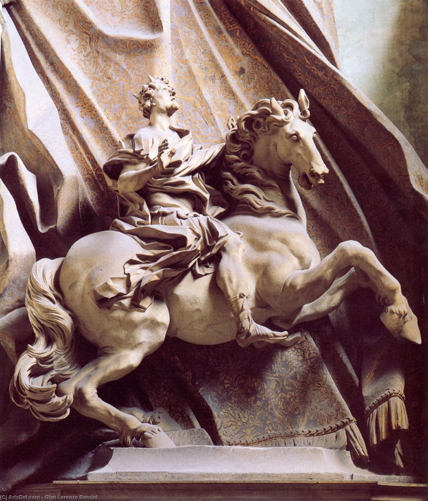 Wikioo.org – L'Encyclopédie des Beaux Arts - Peinture, Oeuvre de Gian Lorenzo Bernini - Constantin le Grand