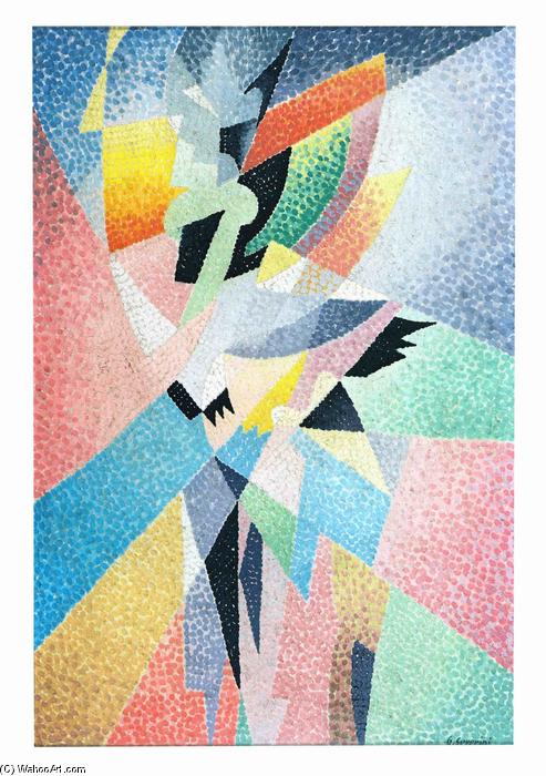 Wikioo.org - The Encyclopedia of Fine Arts - Painting, Artwork by Gino Severini - Dancers