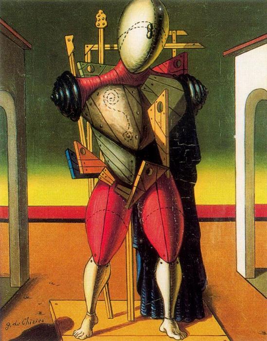 WikiOO.org - Encyclopedia of Fine Arts - Lukisan, Artwork Giorgio De Chirico - A troubadur