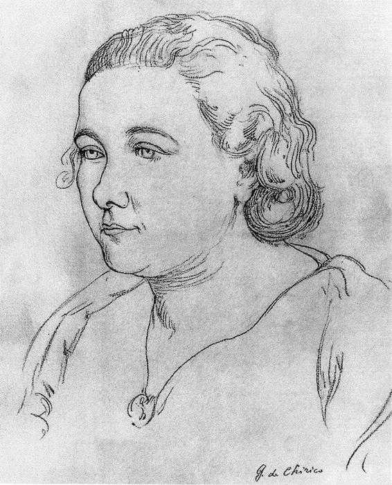 WikiOO.org - Encyclopedia of Fine Arts - Lukisan, Artwork Giorgio De Chirico - Portrait of Graziella