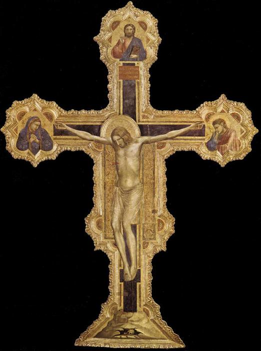 Wikioo.org – La Enciclopedia de las Bellas Artes - Pintura, Obras de arte de Giotto Di Bondone - La Crucifixión