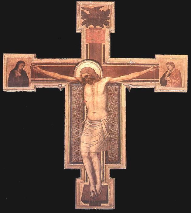 Wikioo.org – L'Enciclopedia delle Belle Arti - Pittura, Opere di Giotto Di Bondone - la crocifissione