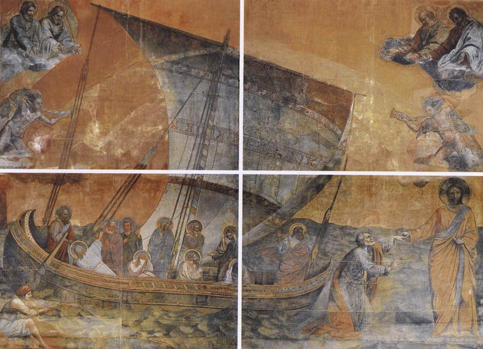 Wikioo.org - Bách khoa toàn thư về mỹ thuật - Vẽ tranh, Tác phẩm nghệ thuật Giotto Di Bondone - Nacelle