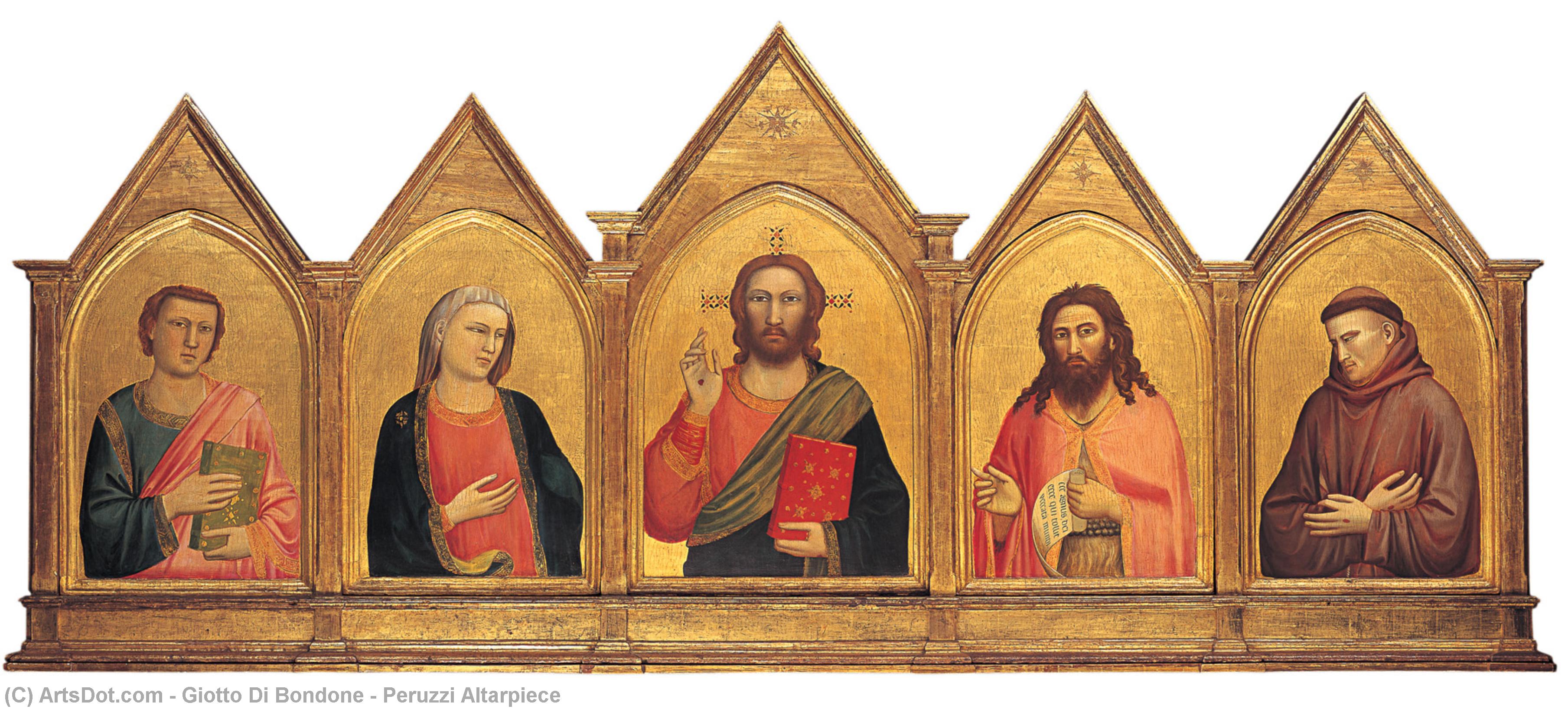 Wikioo.org - The Encyclopedia of Fine Arts - Painting, Artwork by Giotto Di Bondone - Peruzzi Altarpiece