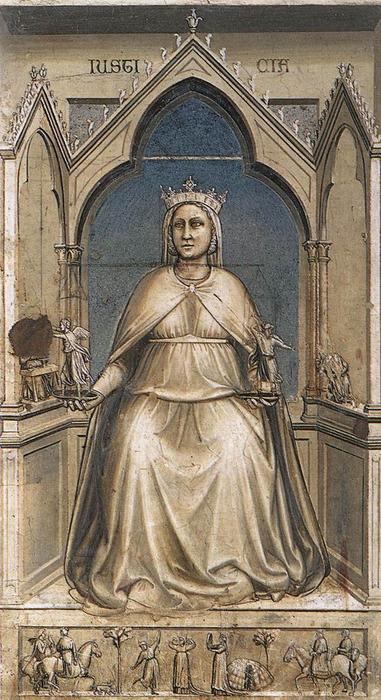Wikioo.org - The Encyclopedia of Fine Arts - Painting, Artwork by Giotto Di Bondone - Justice