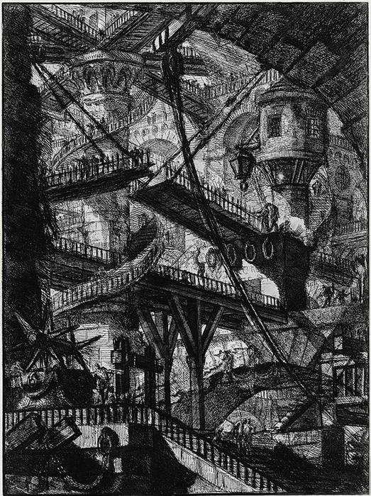 Wikioo.org - The Encyclopedia of Fine Arts - Painting, Artwork by Giovanni Battista Piranesi - The Prisons