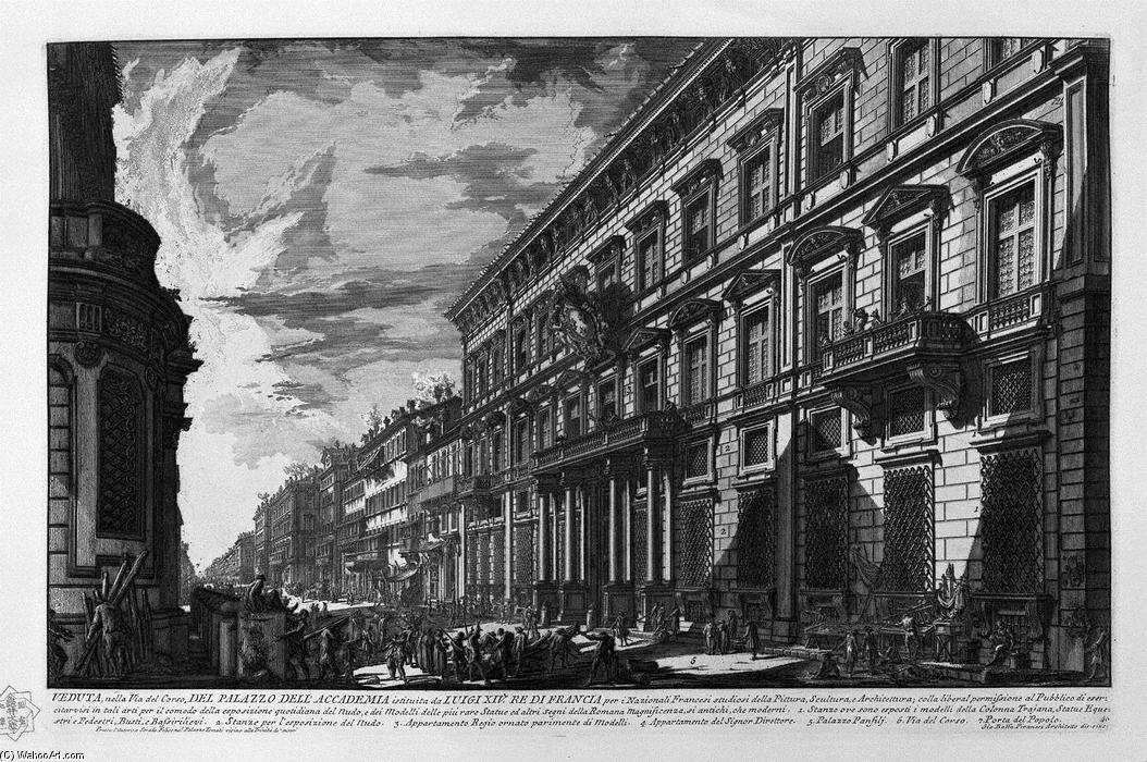 WikiOO.org - Güzel Sanatlar Ansiklopedisi - Resim, Resimler Giovanni Battista Piranesi - Great view of the Curia Innocenziana