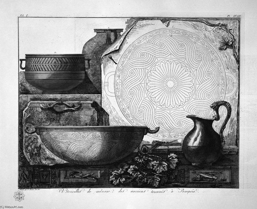 WikiOO.org - Encyclopedia of Fine Arts - Schilderen, Artwork Giovanni Battista Piranesi - Household utensils