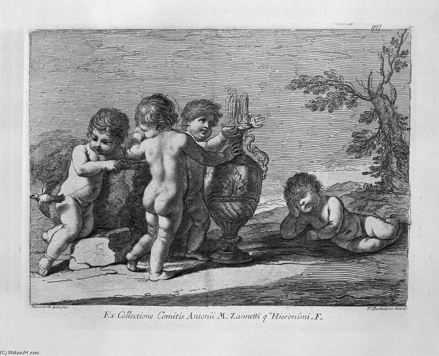 Wikioo.org - The Encyclopedia of Fine Arts - Painting, Artwork by Giovanni Battista Piranesi - Joke of putti