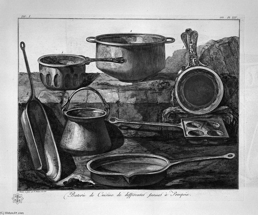 Wikioo.org - The Encyclopedia of Fine Arts - Painting, Artwork by Giovanni Battista Piranesi - Kitchen utensils