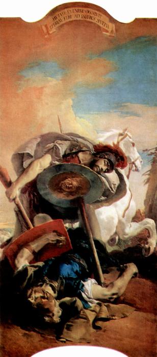 Wikioo.org - The Encyclopedia of Fine Arts - Painting, Artwork by Giovanni Battista Tiepolo - Eteokles and Polyneikes