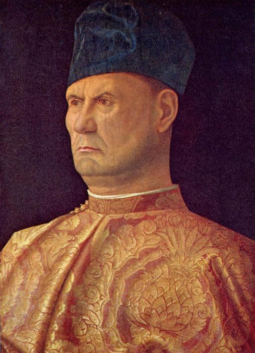 Wikioo.org - The Encyclopedia of Fine Arts - Painting, Artwork by Giovanni Bellini - Portrait of a condottiere
