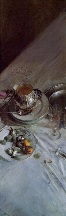 Wikioo.org - The Encyclopedia of Fine Arts - Painting, Artwork by Giovanni Boldini - Corner of Painter’s Table