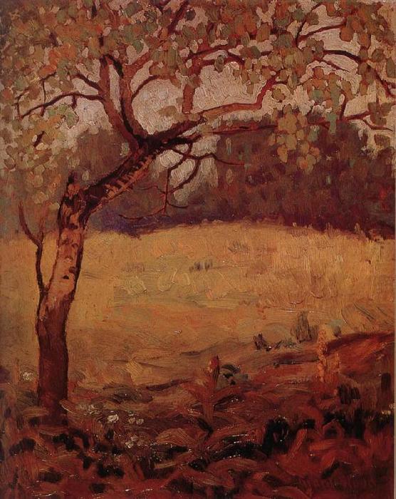 WikiOO.org - Encyclopedia of Fine Arts - Lukisan, Artwork Grant Wood - The shaking Poplar