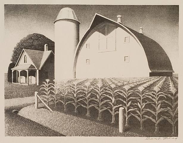 Wikioo.org - The Encyclopedia of Fine Arts - Painting, Artwork by Grant Wood - Fertility