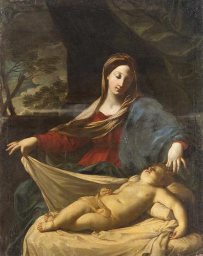 Wikioo.org - The Encyclopedia of Fine Arts - Painting, Artwork by Reni Guido (Le Guide) - Mary with child