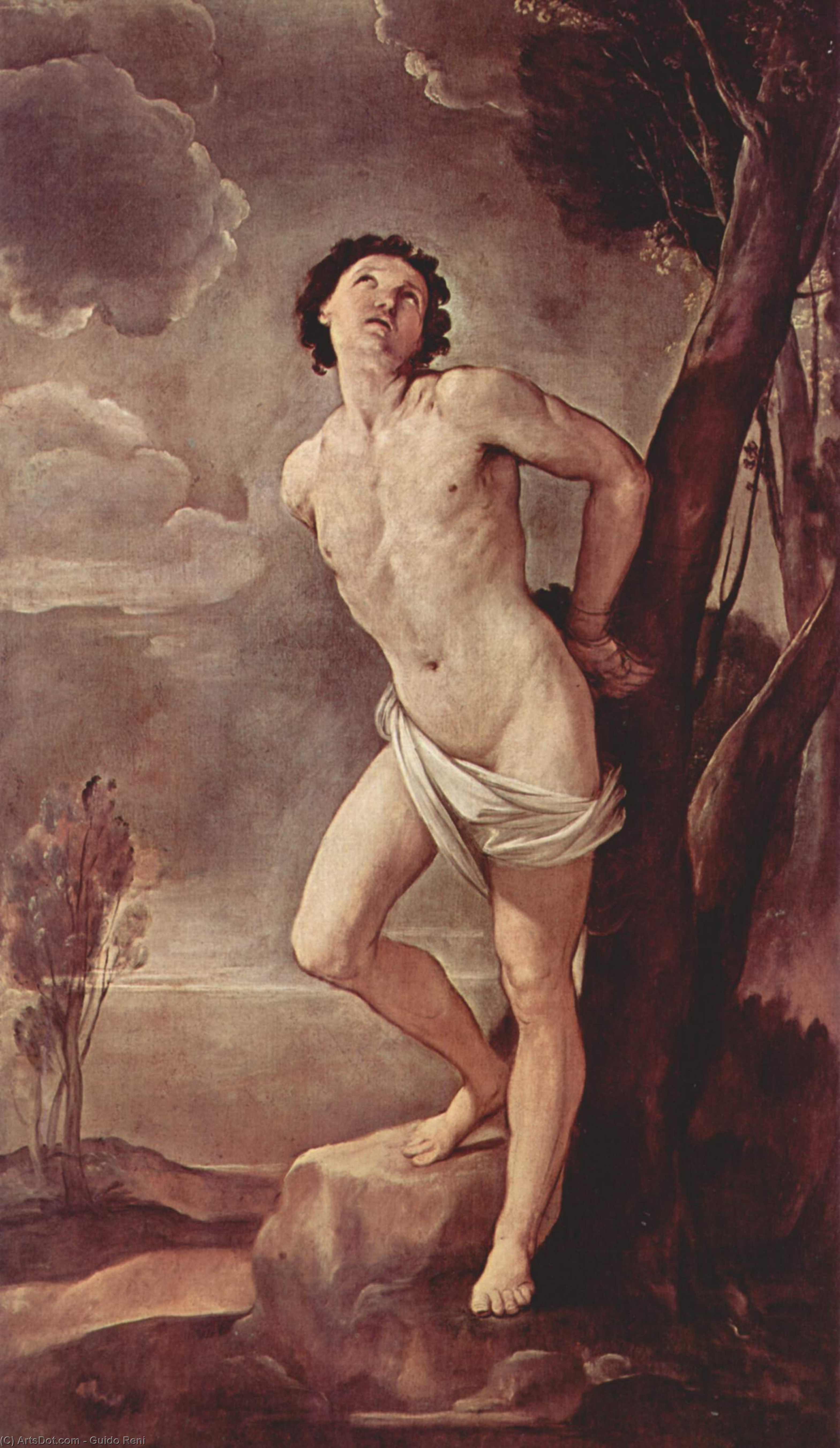 WikiOO.org - Encyclopedia of Fine Arts - Maľba, Artwork Reni Guido (Le Guide) - St. Sebastian