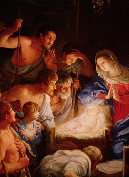Wikioo.org - The Encyclopedia of Fine Arts - Painting, Artwork by Reni Guido (Le Guide) - Adoration of the Shepherds