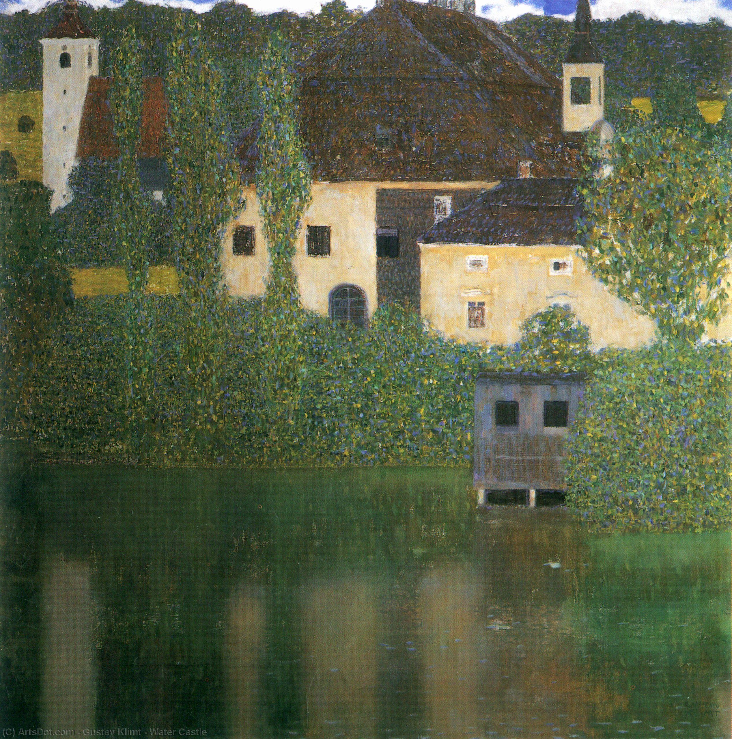 WikiOO.org - Encyclopedia of Fine Arts - Målning, konstverk Gustav Klimt - Water Castle