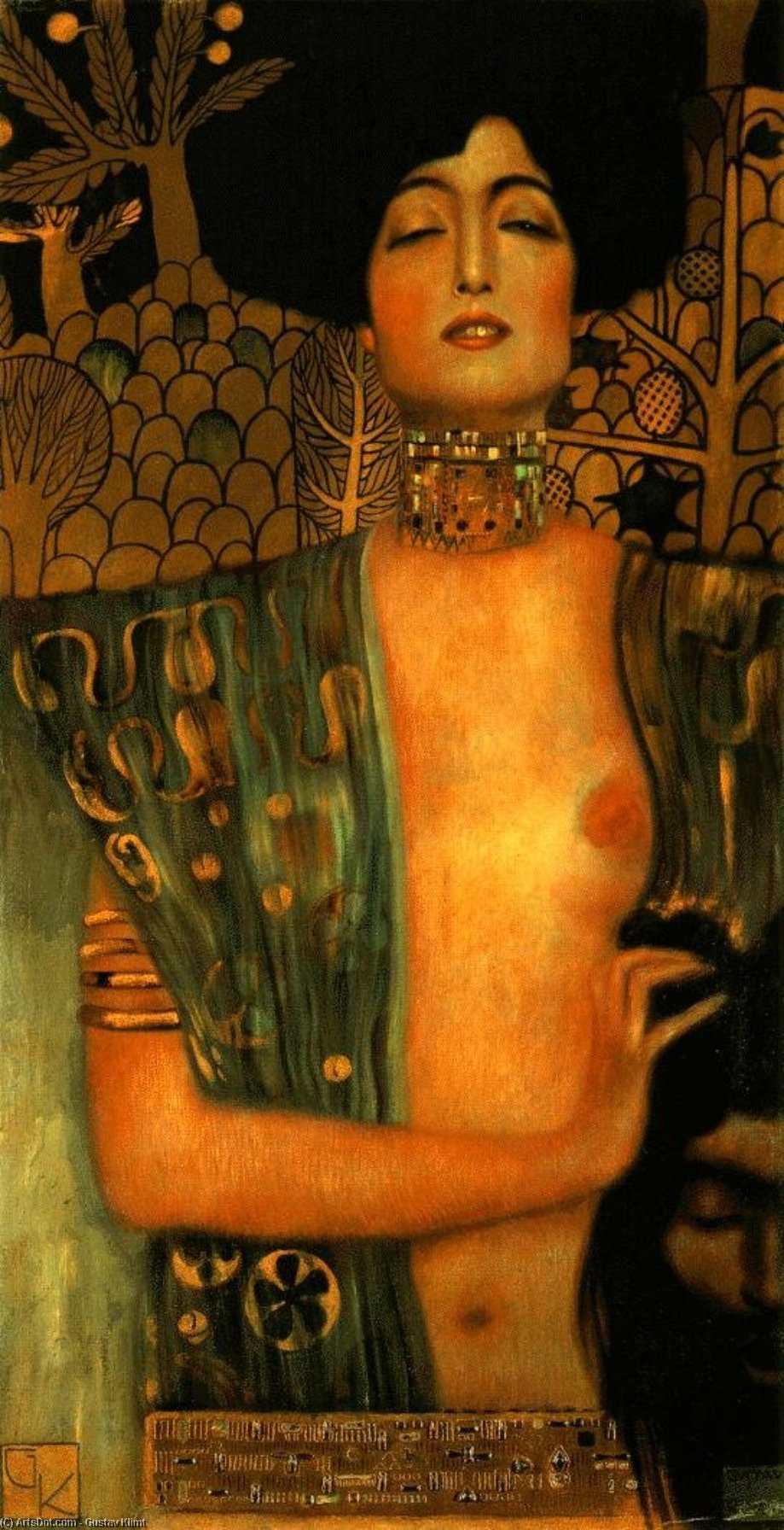 Wikioo.org - The Encyclopedia of Fine Arts - Painting, Artwork by Gustav Klimt - Judith and Holopherne