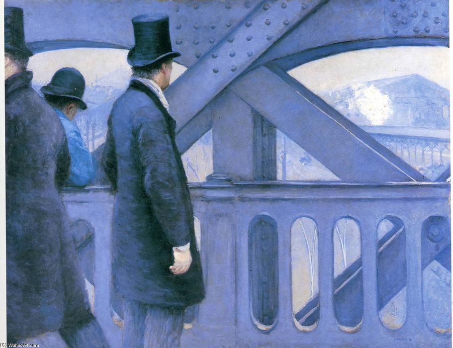 Wikioo.org - The Encyclopedia of Fine Arts - Painting, Artwork by Gustave Caillebotte - Le Pont de l'Europe
