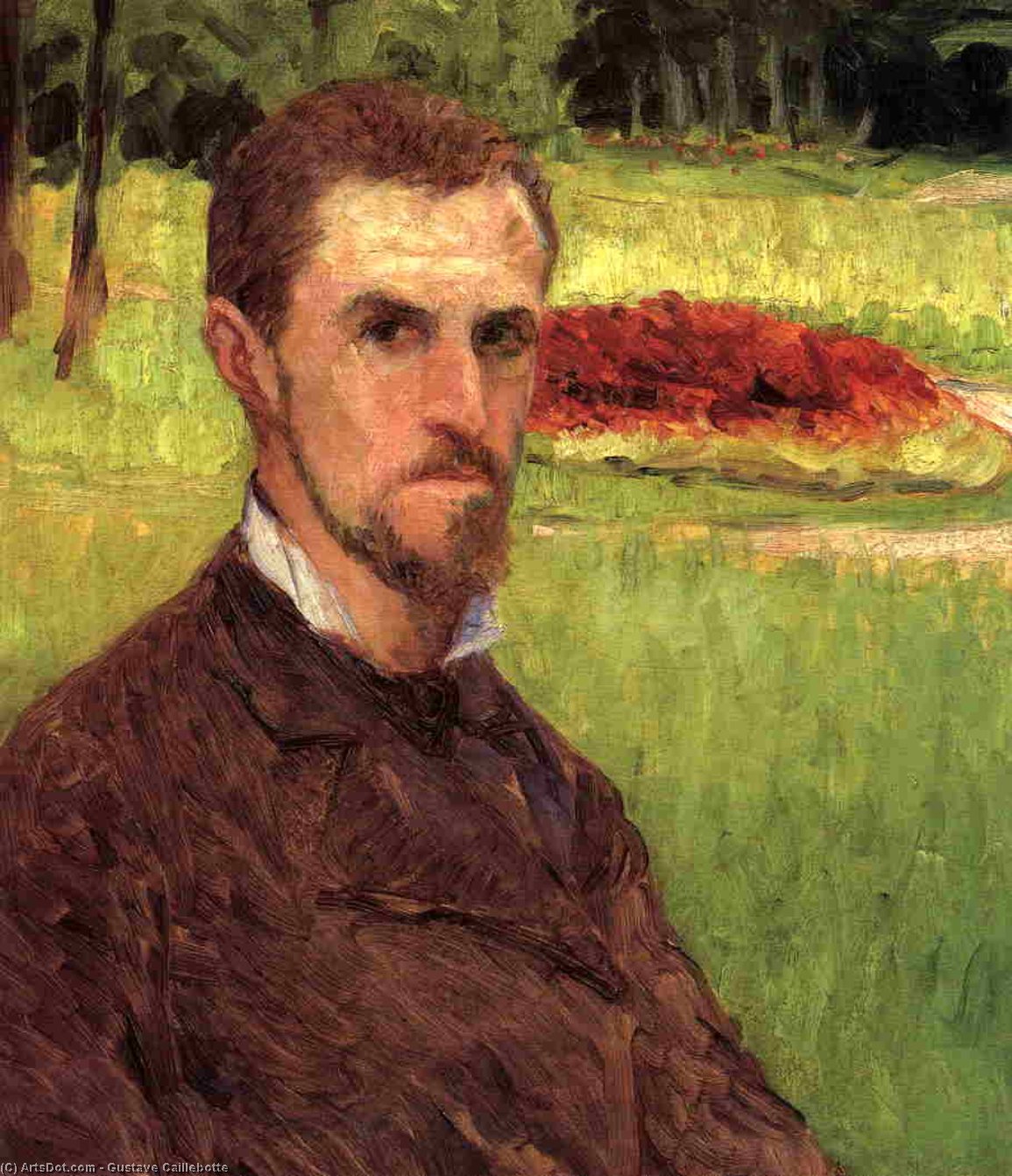 Wikioo.org - Bách khoa toàn thư về mỹ thuật - Vẽ tranh, Tác phẩm nghệ thuật Gustave Caillebotte - Self-Portrait