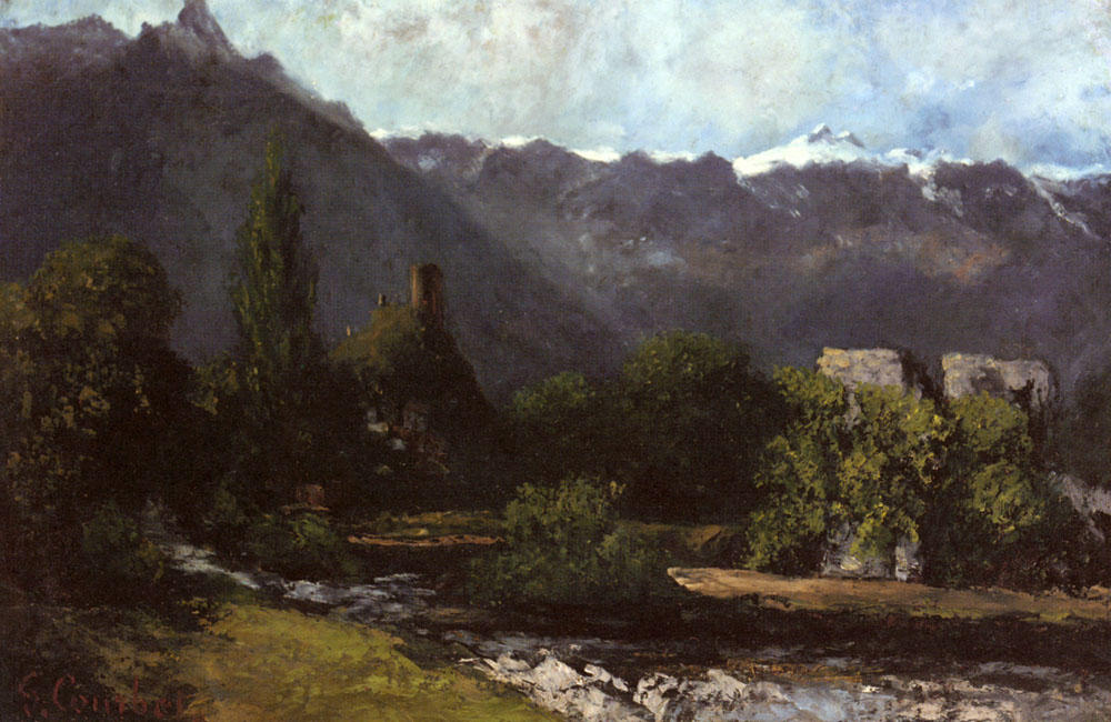Wikioo.org - The Encyclopedia of Fine Arts - Painting, Artwork by Gustave Courbet - The Glacier